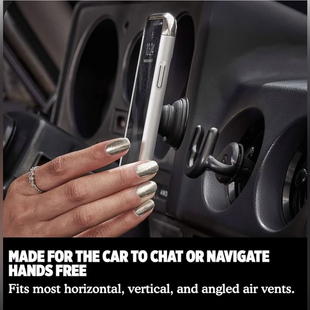 PopSockets PopMount 2 Non-Adhesive Car Vent Mount - Black - NWT